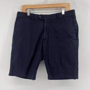 Ralph Lauren Purple Label Shorts Mens 32 Navy Chino Slim Fit Casual Preppy